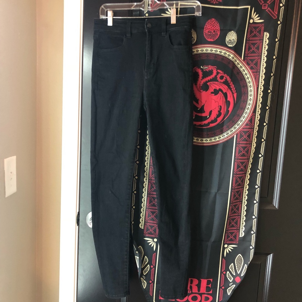 Black American eagle skinny jeans